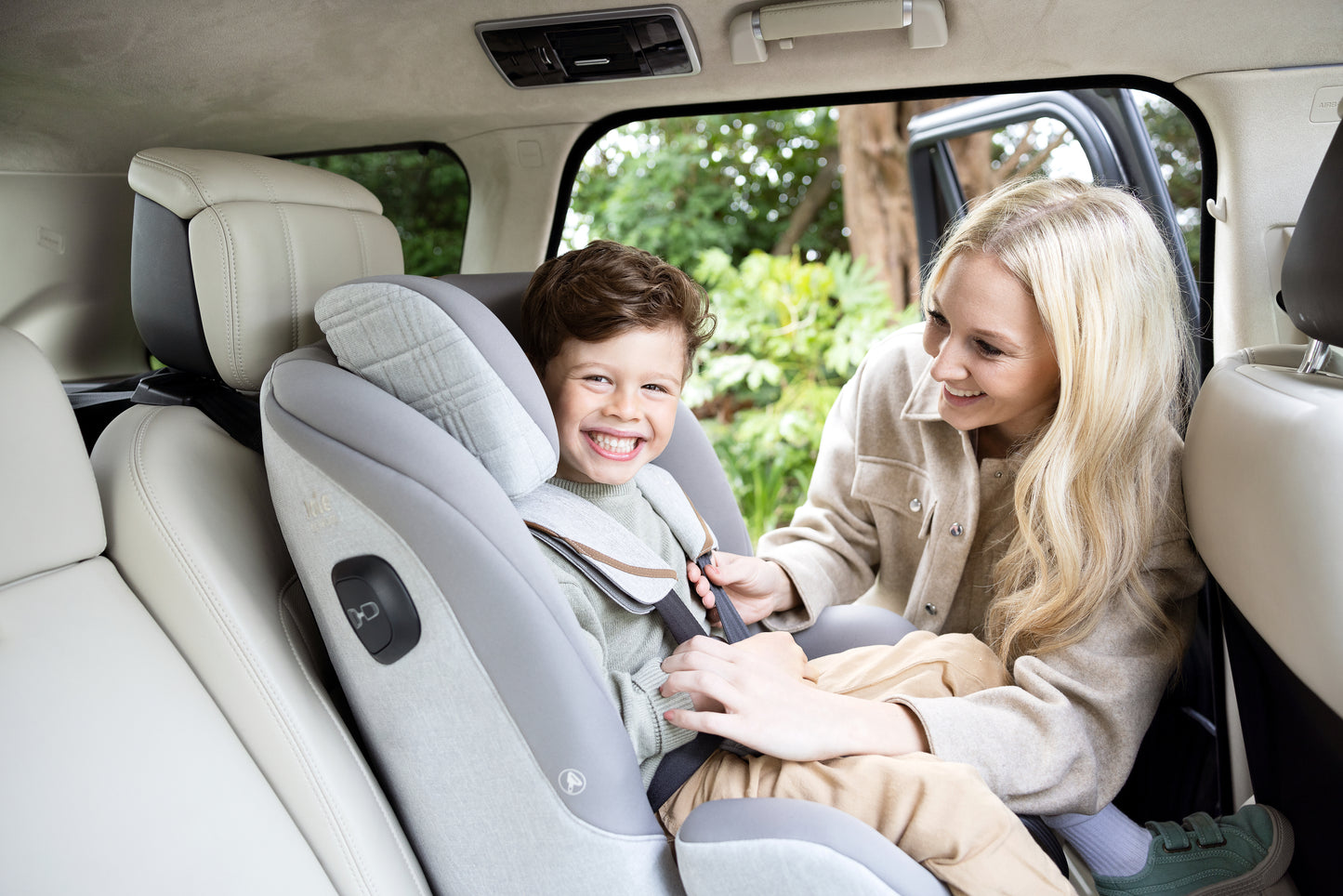 Joie - Scaun auto i-Size i-Plenti Signature Oyster, 76-150 cm, certificat R129