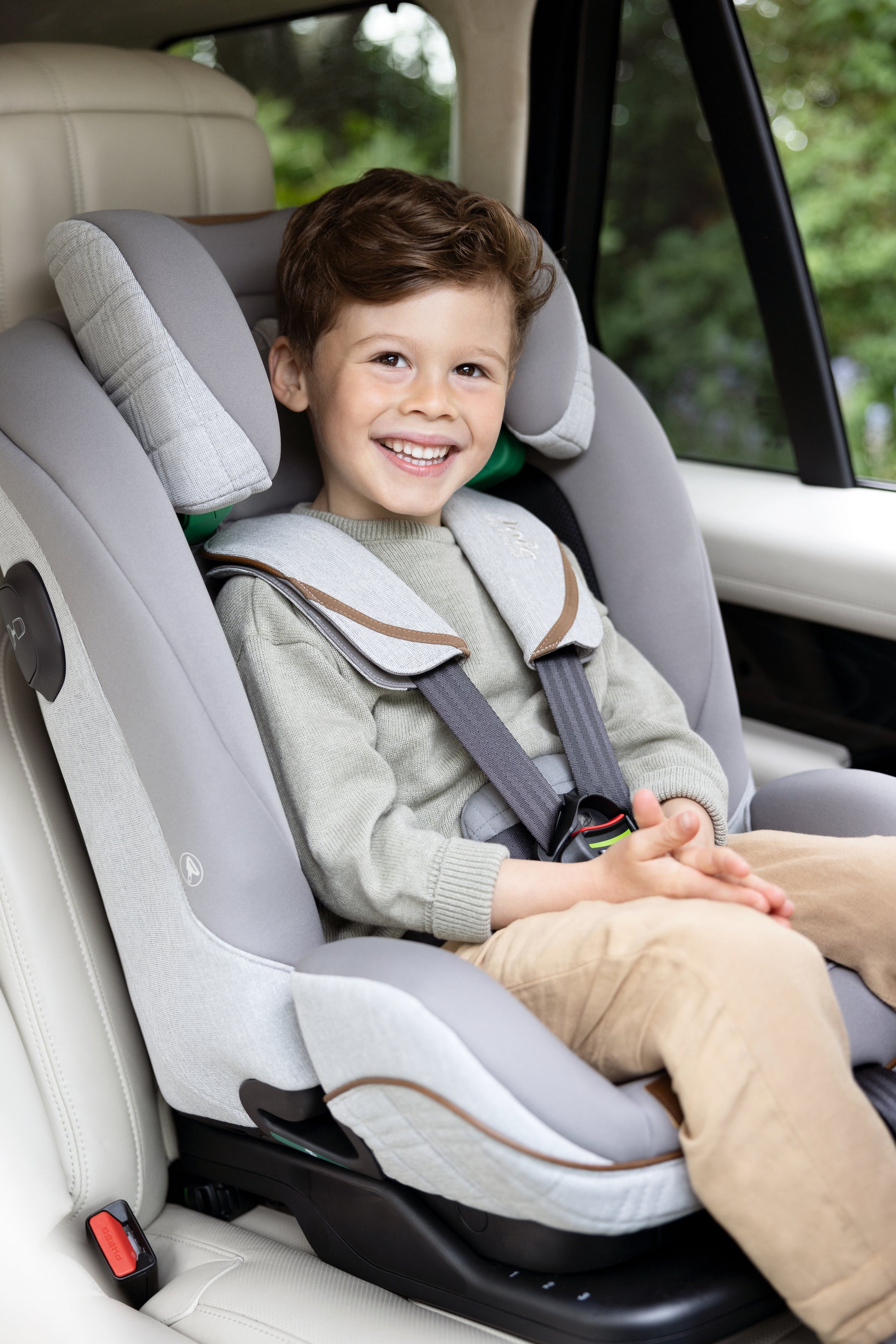 Joie - Scaun auto i-Size i-Plenti Signature Oyster, 76-150 cm, certificat R129