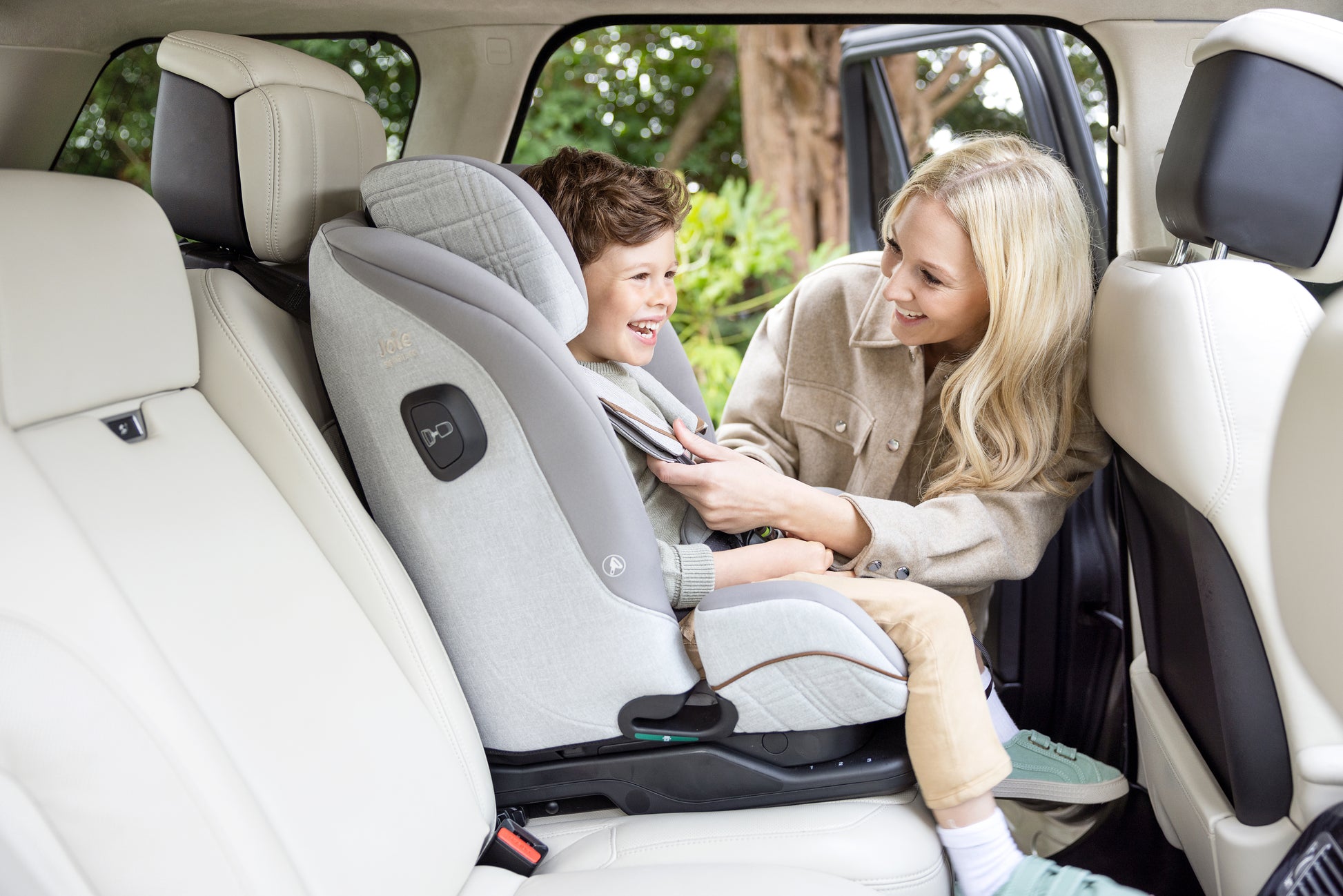 Joie - Scaun auto i-Size i-Plenti Signature Oyster, 76-150 cm, certificat R129