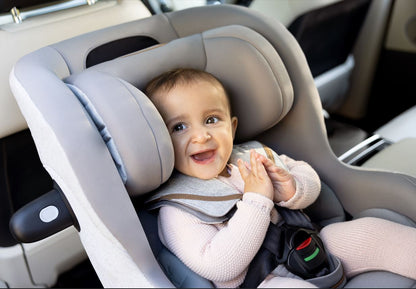 Joie - Scaun auto i-Size i-Prodigi Signature Oyster, 40-125 cm, testat PLUS si certificat R129