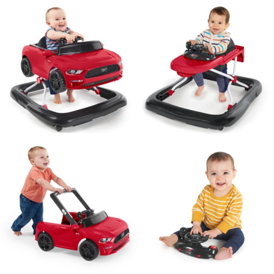 Bright Starts - Premergator si antepremergator 4 in 1 - Ford Mustang