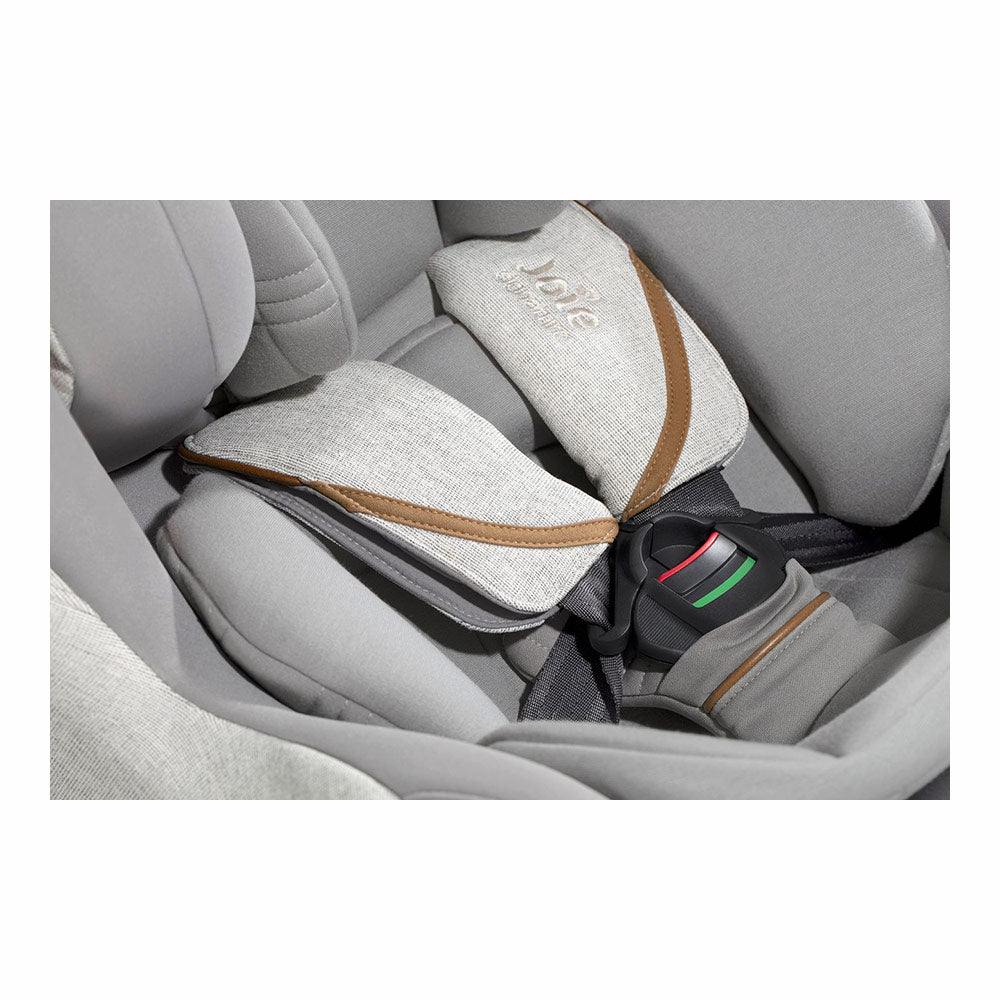 Joie - Scaun auto i-Size i-Prodigi Signature Oyster, 40-125 cm, testat PLUS si certificat R129