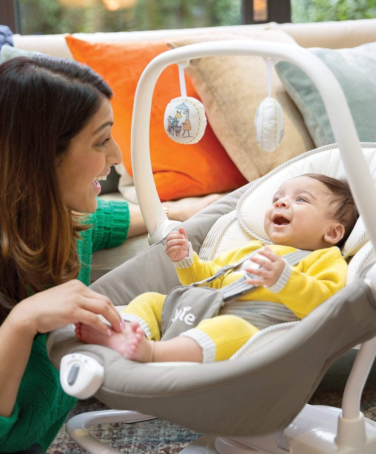 Joie – Leagan si balansoar rotativ Sansa 2 in 1 Fern