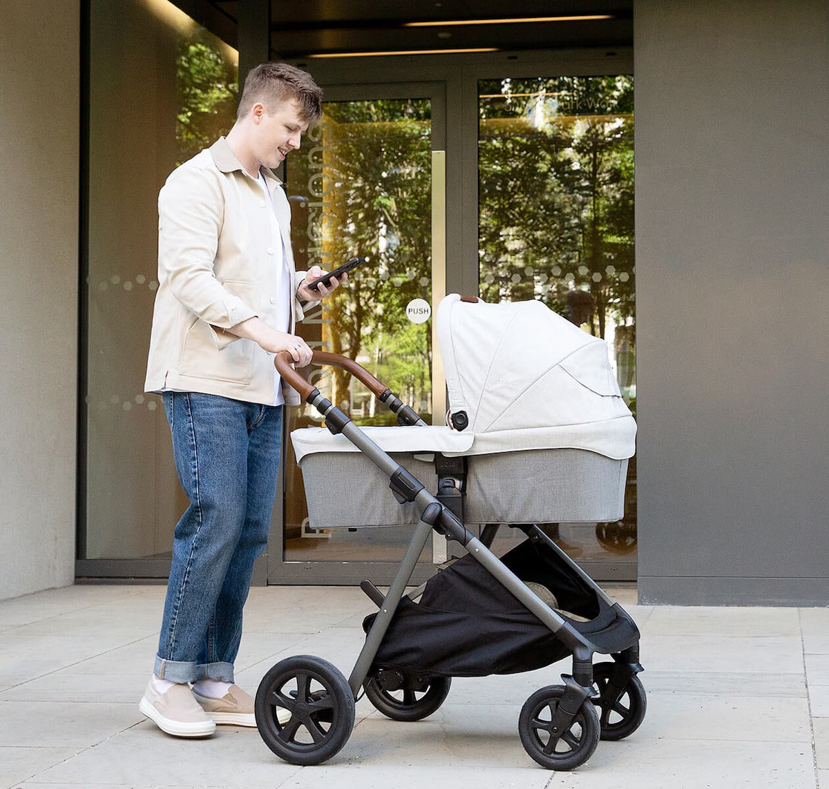 Joie - Landou Ramble XL Signature, Pine (pentru carucioarele Finiti, Tourist, Aeria, Parcel, Versatrax, Litetrax)