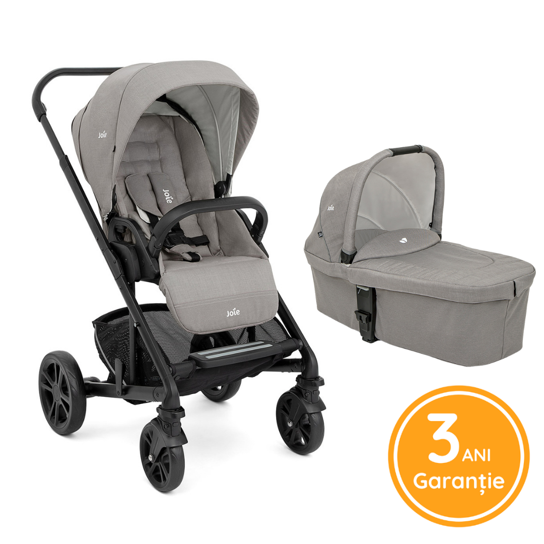 Joie-Carucior multifunctional 2 in 1 Chrome Pebble