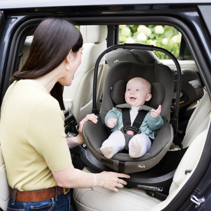 Joie - Scoica auto inclinabila i-Size i-Level Pro Signature Sandstone, 40-87 cm, certificata R129