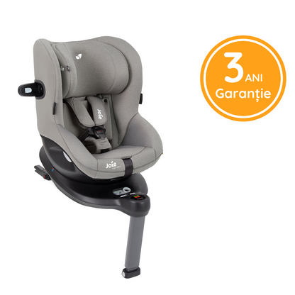 Joie - Scaun auto i-Spin 360° E Gray Flannel, 61 cm-105 cm, testat ADAC si certificat R129