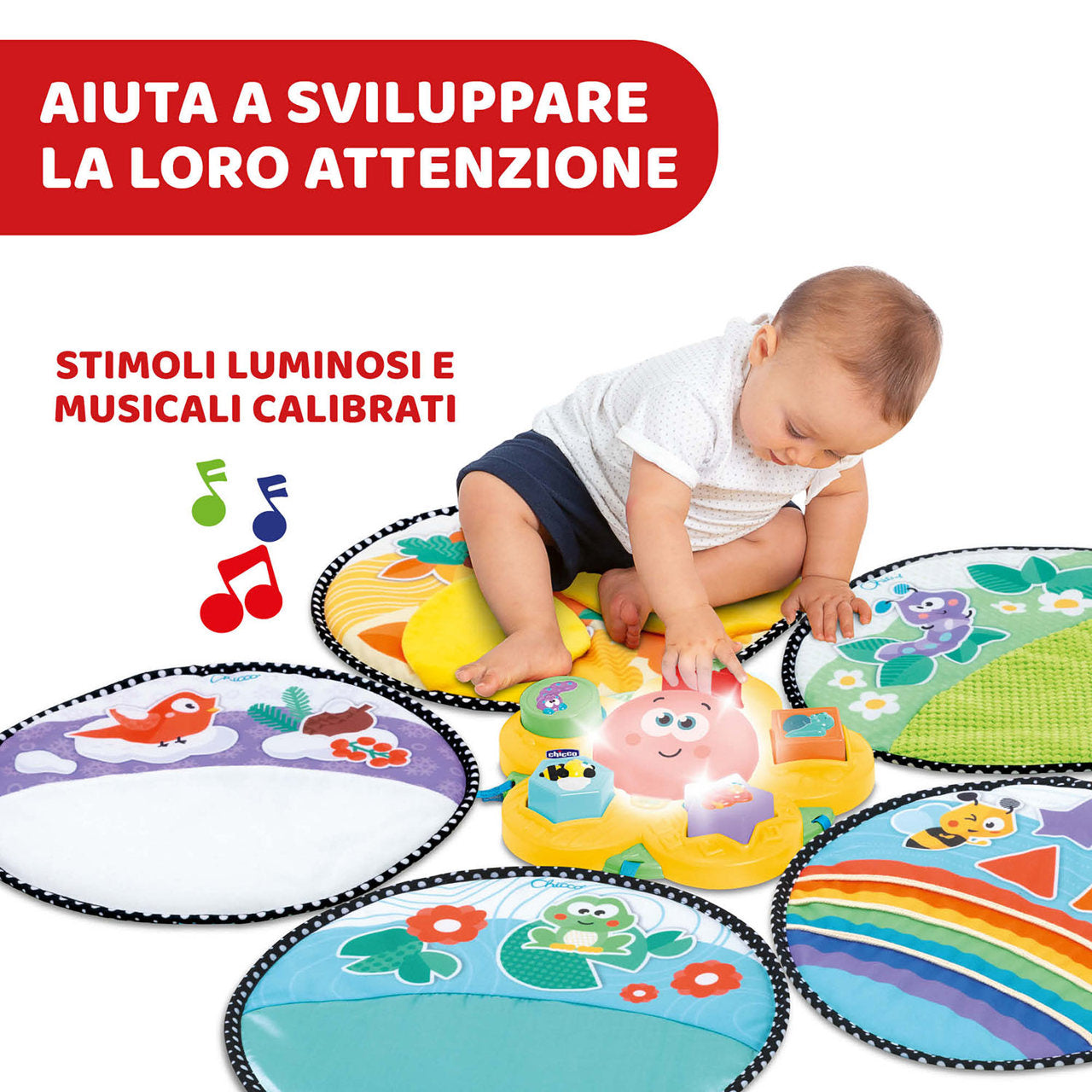 Jucarie Chicco centru de activitati electronic Cele 4 anotimpuri, 9luni+