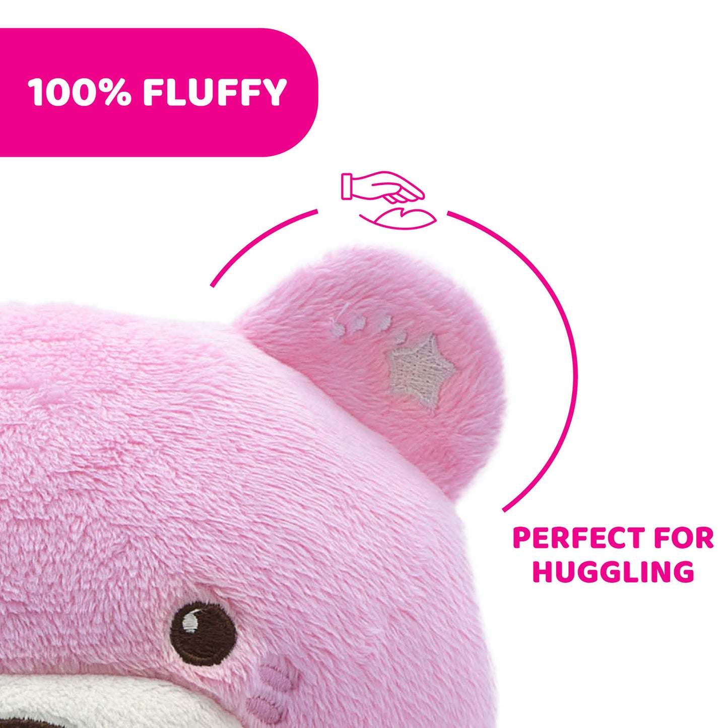 Jucarie cu proiectie Chicco Ursuletul bebelus, roz, 0luni+