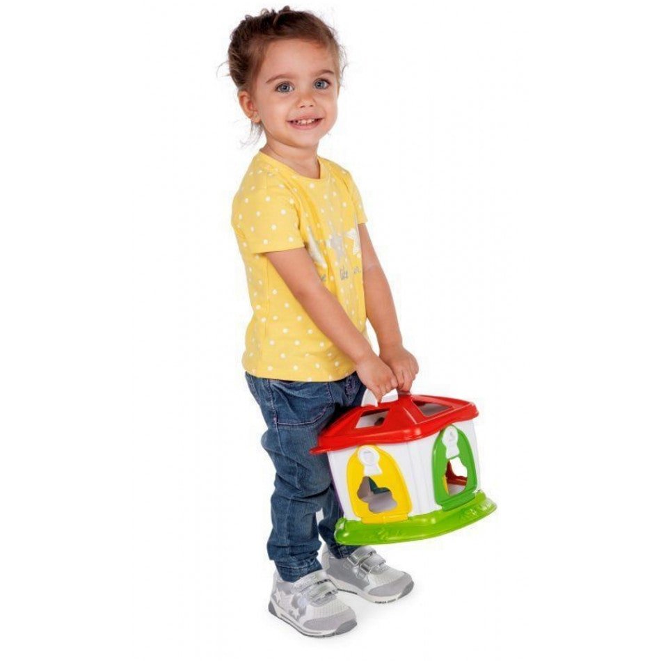 Jucarie educativa Chicco 2 in 1, Casuta cu animale, 1-4 ani