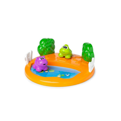 Jucarie electronica vorbitoare Chicco Trenuletul aventurii ABC, IT/EN, 1-4 ani