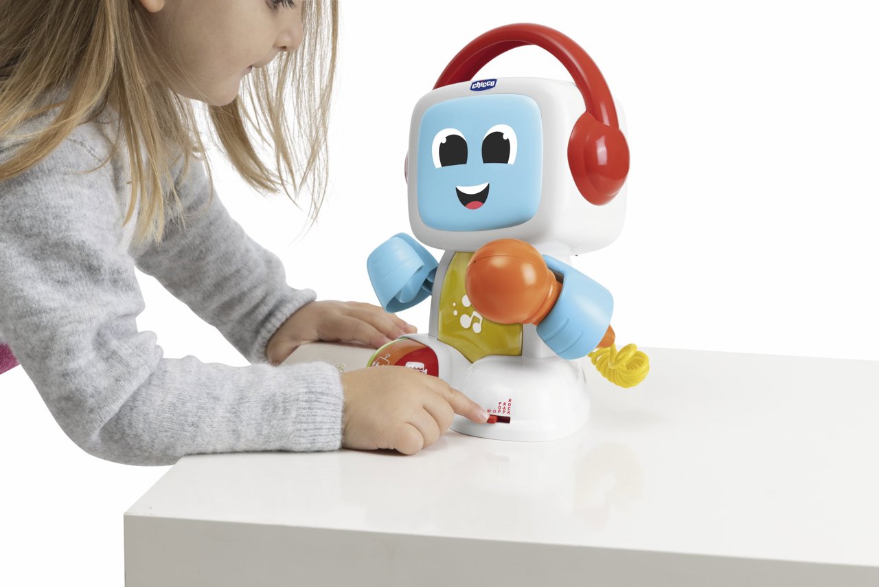Jucarie karaoke Chicco Robit canta cu mine, 3-5ani