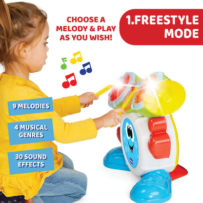 Jucarie muzicala Chicco Rocky tobosarul, 1-4ani