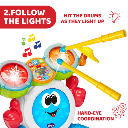 Jucarie muzicala Chicco Rocky tobosarul, 1-4ani