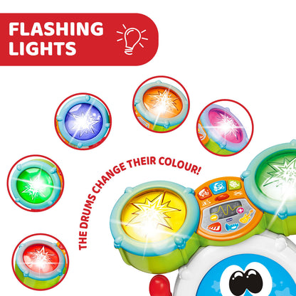 Jucarie muzicala Chicco Rocky tobosarul, 1-4ani