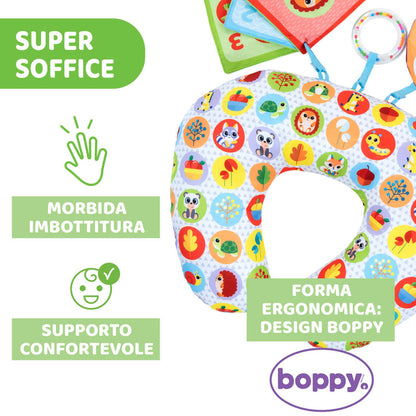 Jucarie pernuta Chicco pentru animalute Tummy time, 2-9luni