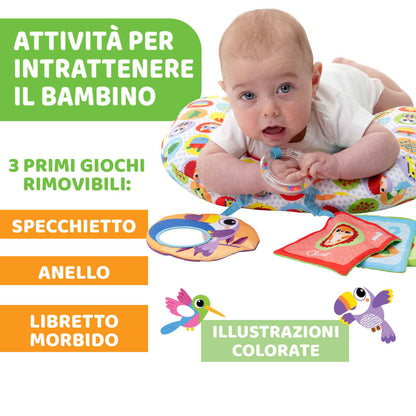 Jucarie pernuta Chicco pentru animalute Tummy time, 2-9luni