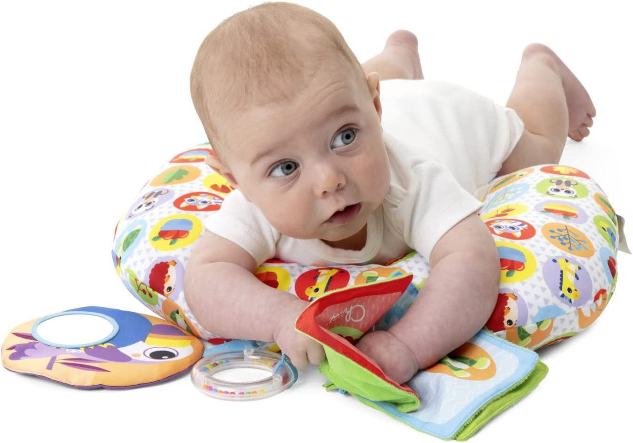 Jucarie pernuta Chicco pentru animalute Tummy time, 2-9luni
