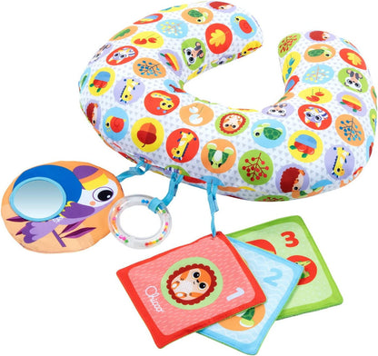Jucarie pernuta Chicco pentru animalute Tummy time, 2-9luni