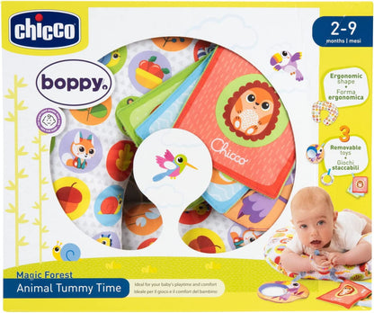 Jucarie pernuta Chicco pentru animalute Tummy time, 2-9luni