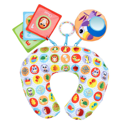 Jucarie pernuta Chicco pentru animalute Tummy time, 2-9luni