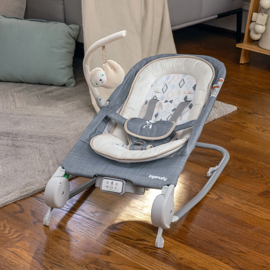 Ingenuity - Balansoar cu functie de masaj Happy Belly Rock-to-Bounce - Parker