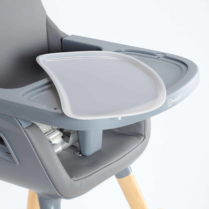 BabyGo - Scaun de masa transformabil Scandi Grey