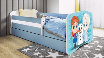 Pat tineret Kocot Kids Babydreams Blue cu sertar si saltea 180x80