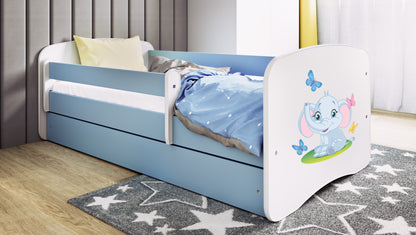 Pat tineret Kocot Kids Babydreams Blue cu sertar si saltea 180x80