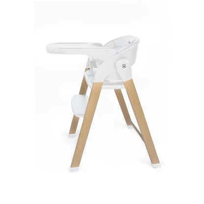 BabyGo - Scaun de masa 3 in 1 transformabil Levels Alb