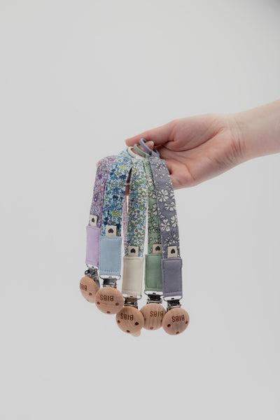 BIBS x LIBERTY - Lantisor clip pentru suzeta, Eloise Blush