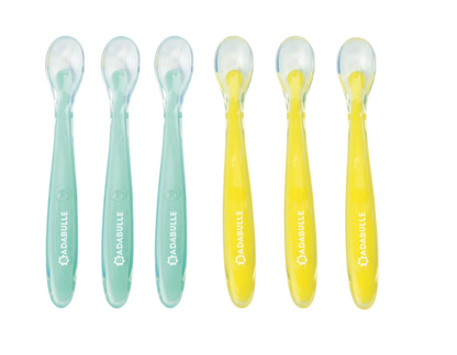 Badabulle - Set 6 lingurite colorate flexibile