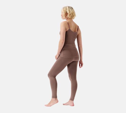 Colanti fara cusaturi pentru gravide Cara Sensil Breeze Deep Taupe XL/XXL Lola&Lykke