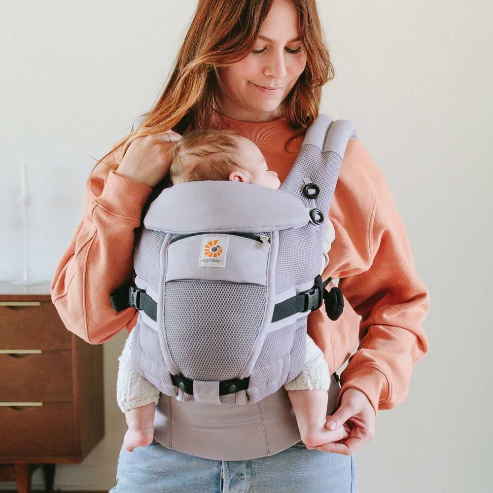 Marsupiu Adapt Cool Air Mesh Lilac Grey Ergobaby BCPEAPLILAC