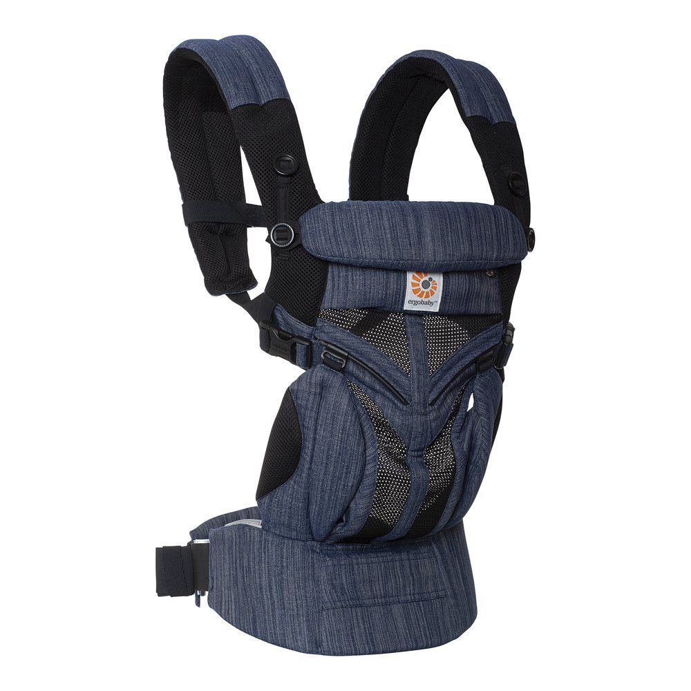 Marsupiu Omni 360 Cool Air Mesh Indigo Weave Ergobaby BCS360PINDIGO