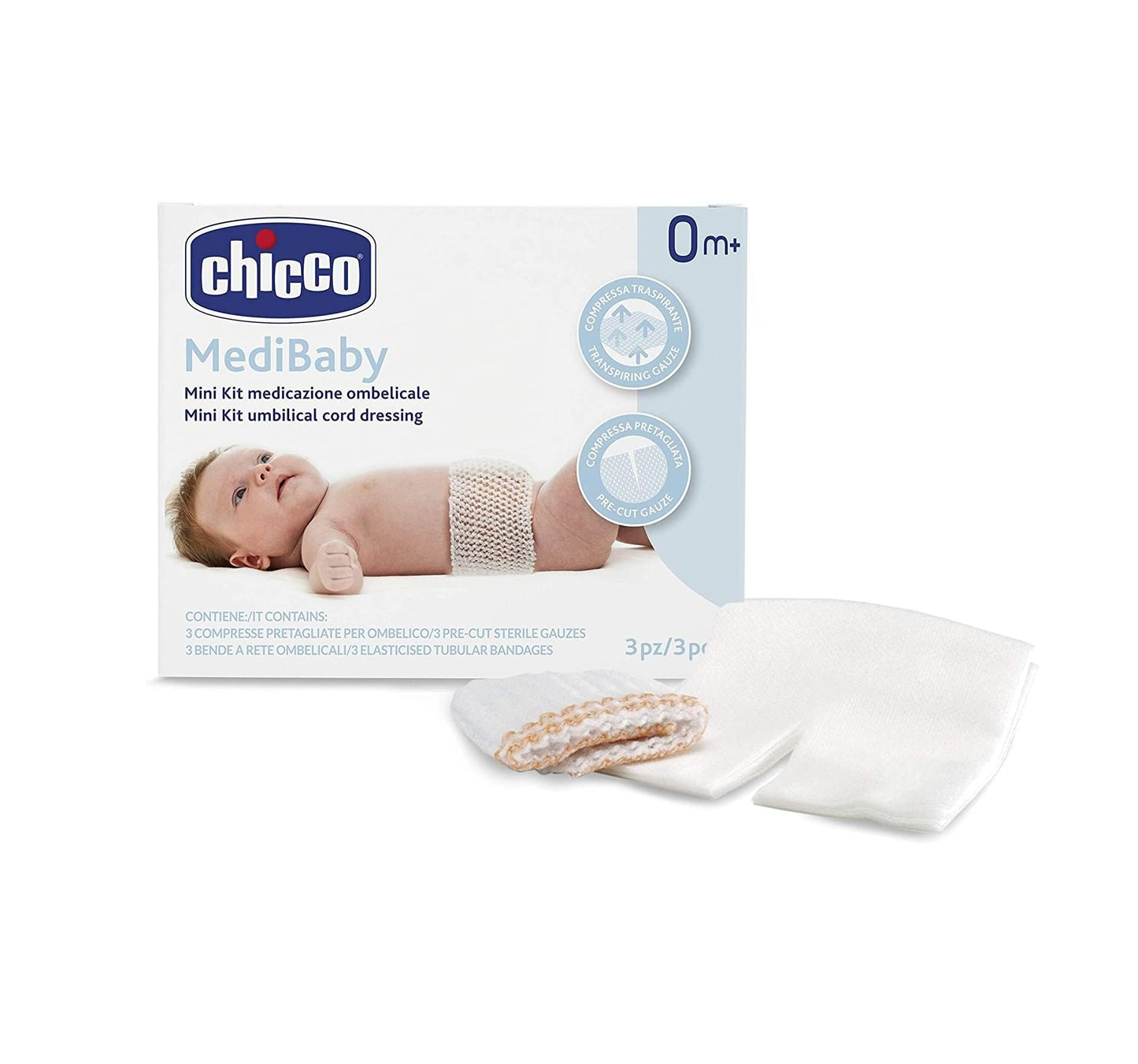 MiniKit ombilical Chicco MediBaby, 0luni+