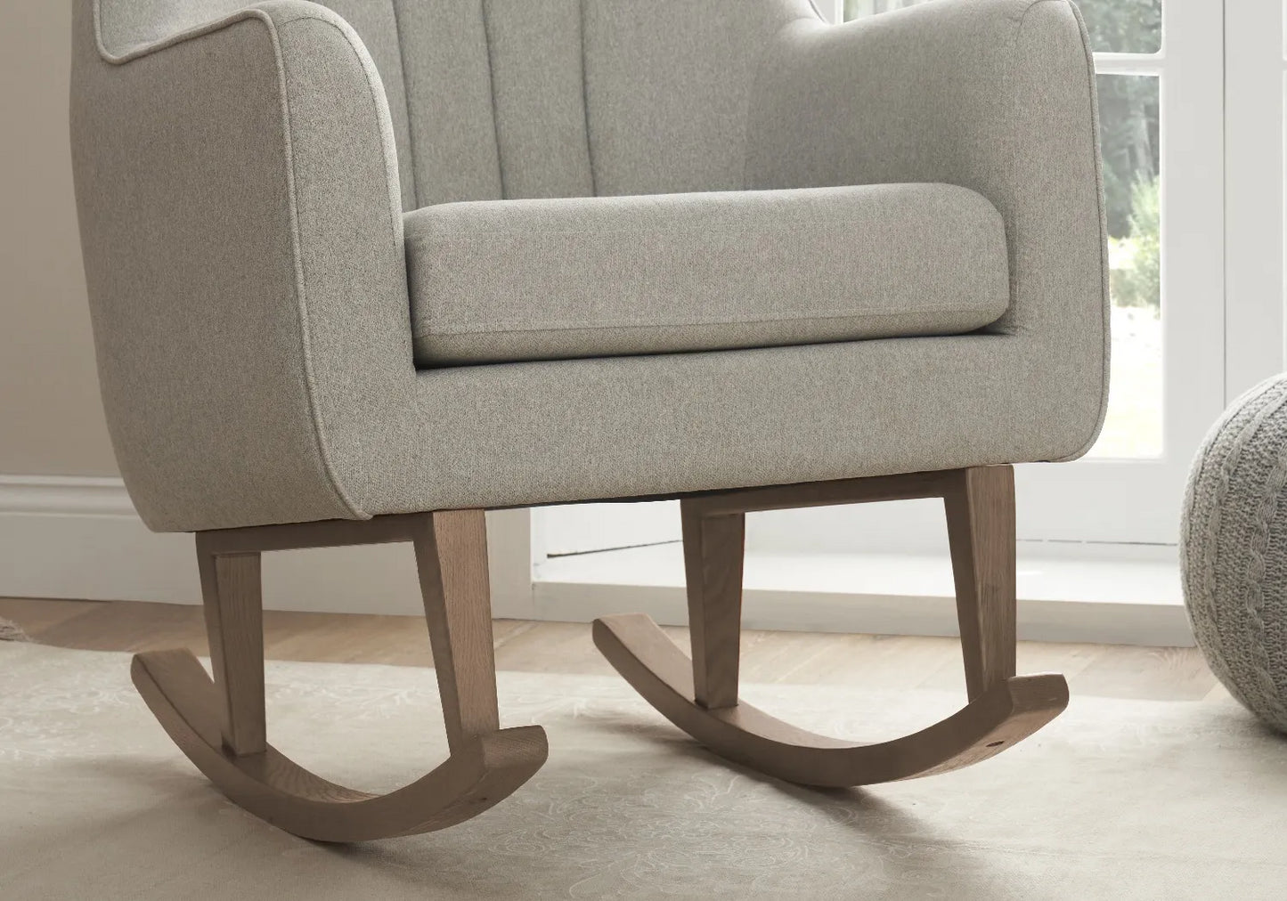 Tutti Bambini - Fotoliu pentru alaptat 2 in 1 Noah - Pebble