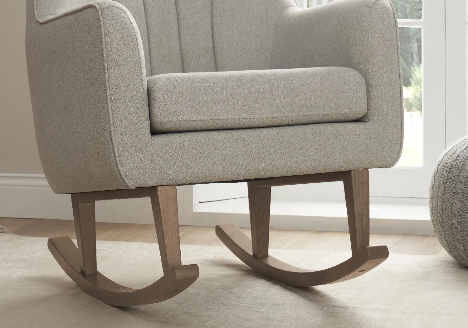 Tutti Bambini - Fotoliu pentru alaptat 2 in 1 Noah - Pebble