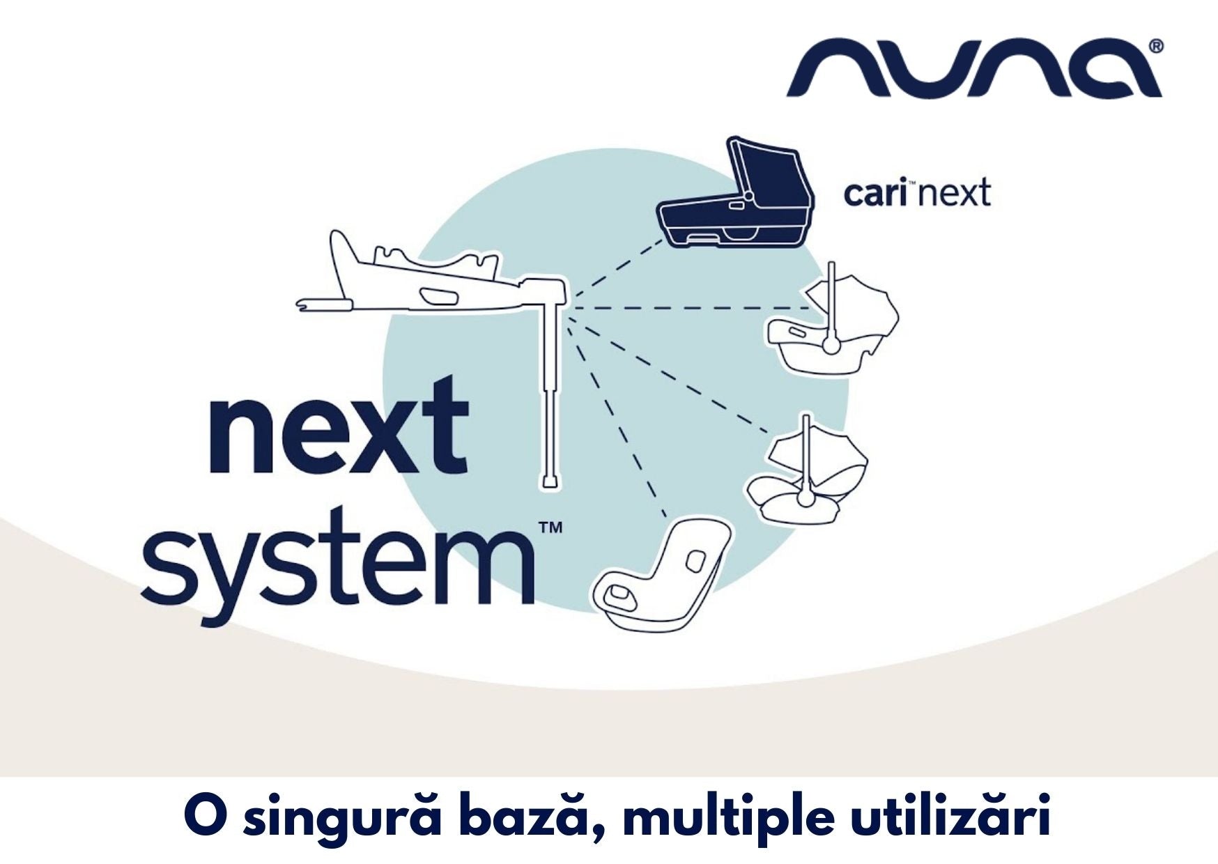 Nuna - Landou CARI next Caviar, 40-70 cm