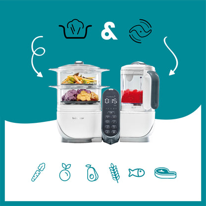 Babymoov - Robot multifunctional 5 in 1 Nutribaby (+) Loft White