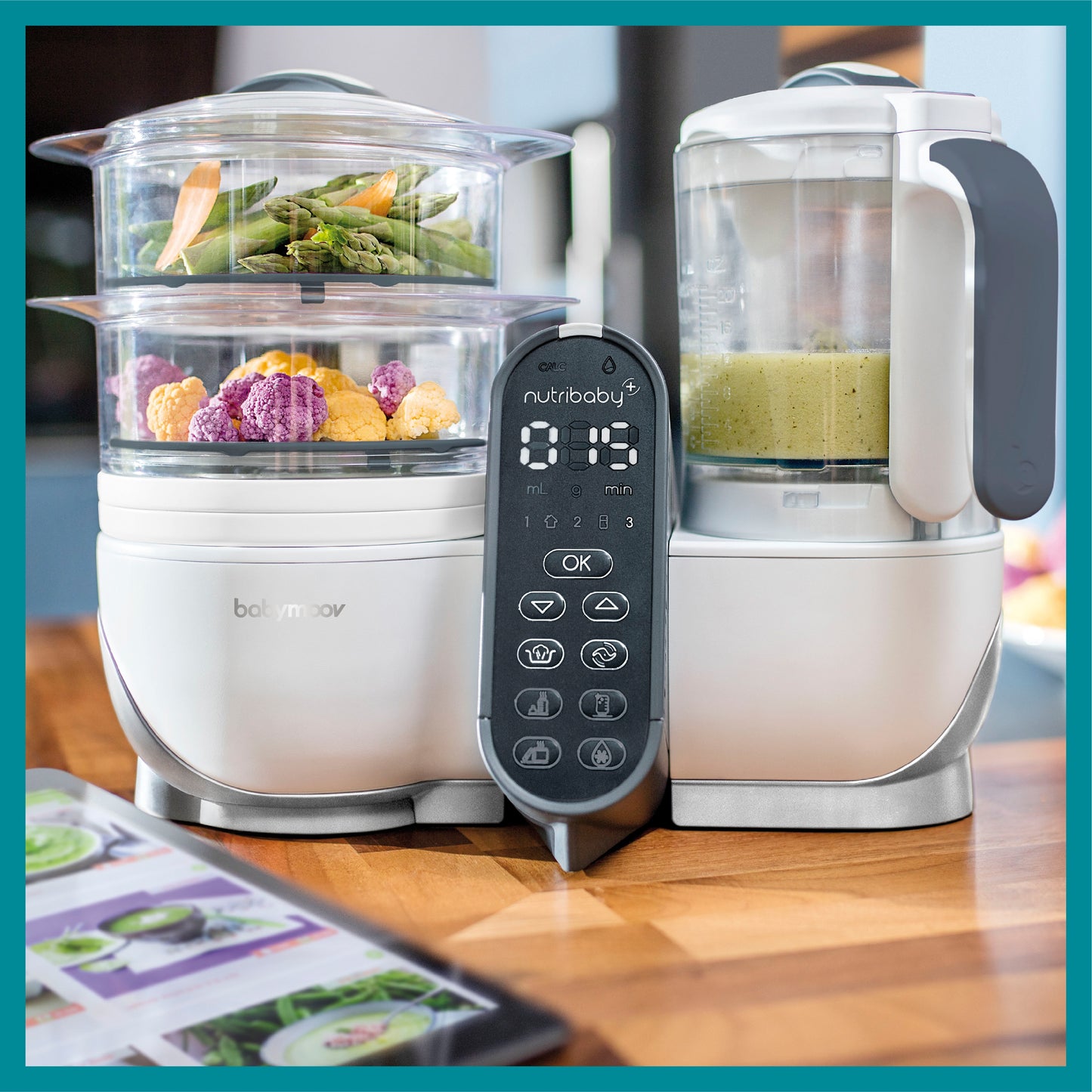 Babymoov - Robot multifunctional 5 in 1 Nutribaby (+) Loft White