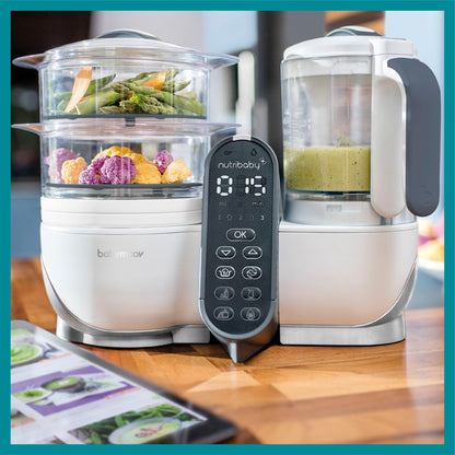 Babymoov - Robot multifunctional 5 in 1 Nutribaby (+) Loft White