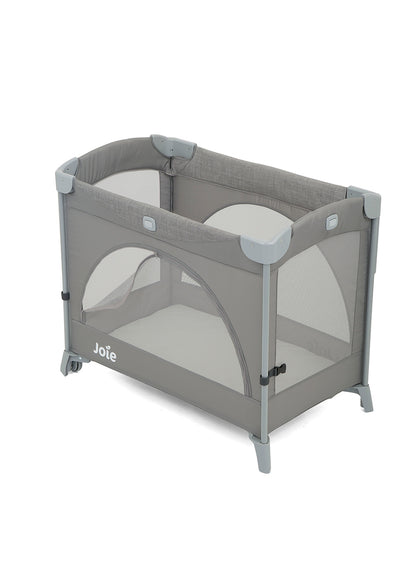 Joie - Patut pliant pentru cosleeping Kubbie Foggy Gray