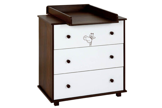 Comoda de Infasat Klups SAFARI Little Giraffe Wenge