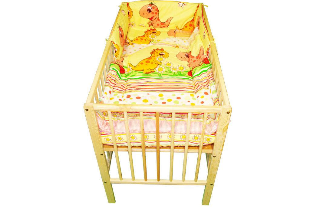 Lenjerie MyKids Dino Roz 5 Piese 120x60