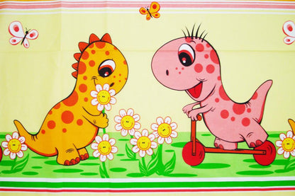 Lenjerie MyKids Dino Roz 5 Piese 120x60