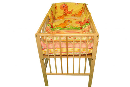 Lenjerie MyKids Dino Roz 5 Piese 120x60