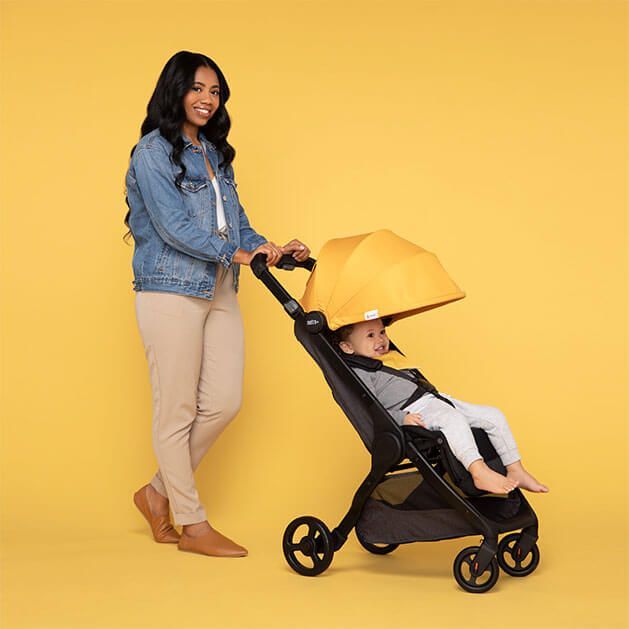 Parasolar Carucior Ergobaby Metro+ Yellow UPF 50+ Ergobaby METPSUNYE