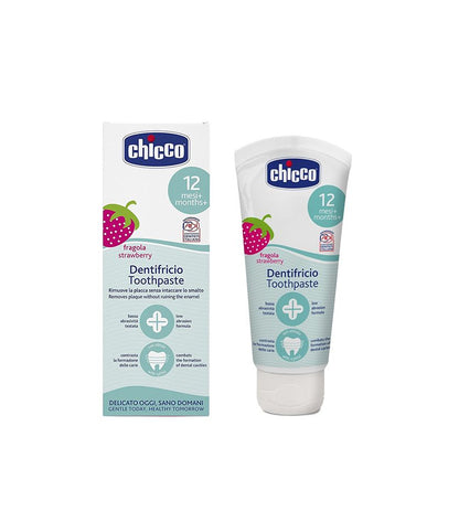 Pasta de dinti Chicco capsuni, 50ml, 1-5ani