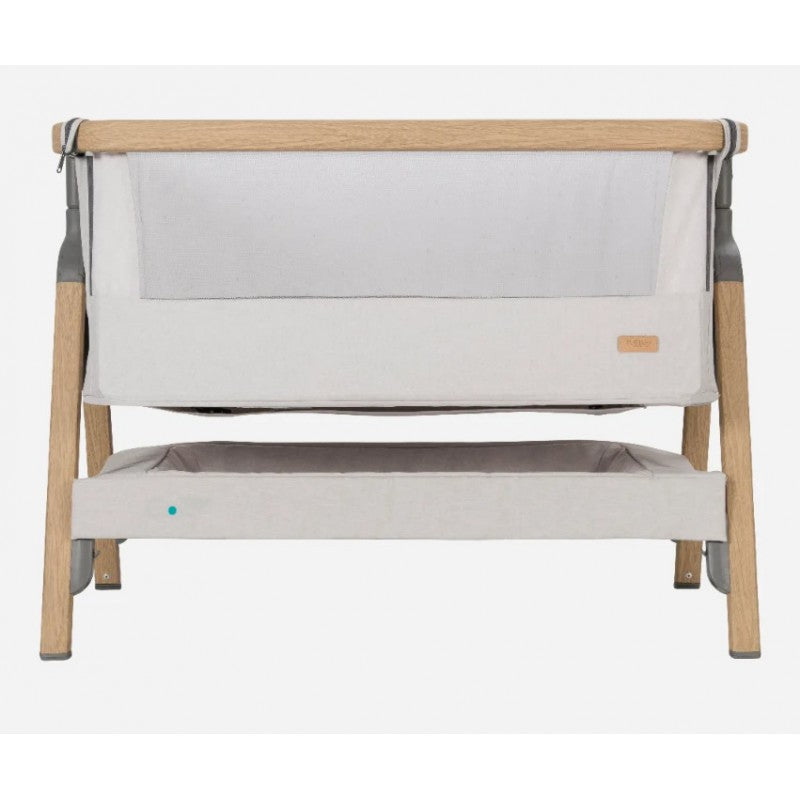 Tutti Bambini – Patut 2 in 1 co-sleeper CoZee Oak & Sterling Silver